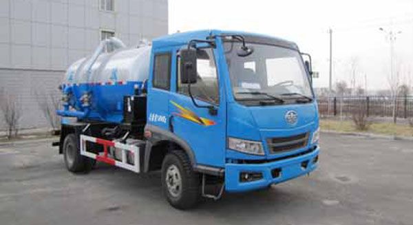解放單橋吸污車