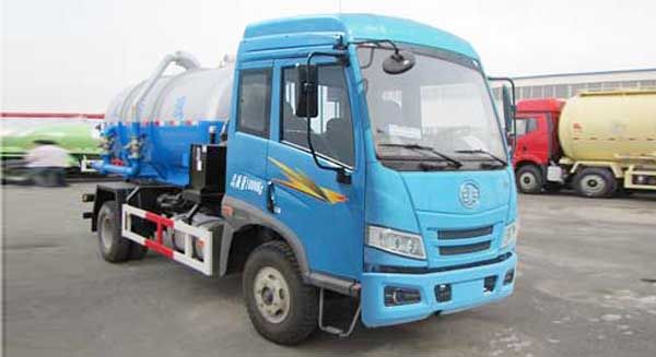 解放單橋吸污車