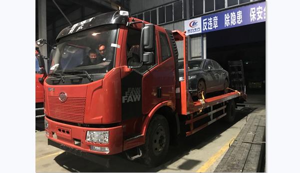 國(guó)六解放J6單橋平板運(yùn)輸車