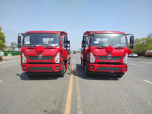 國六150挖機平板運輸車