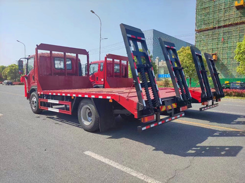 國六150挖機平板運輸車