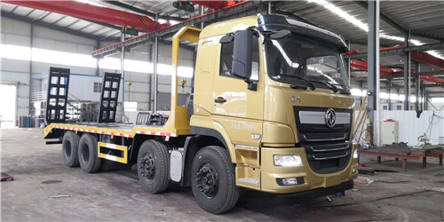 新款國六東風(fēng)D7前四后八平板車