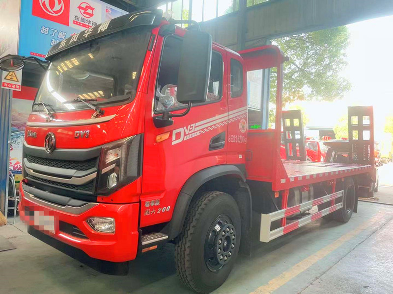 12噸挖掘機拖板車東風單橋